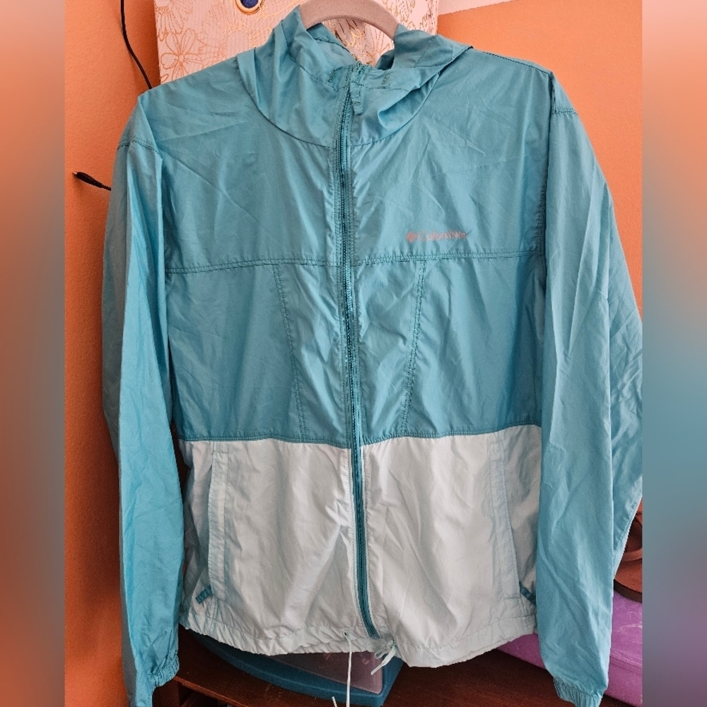 Columbia Hooded Windbreaker Jacket